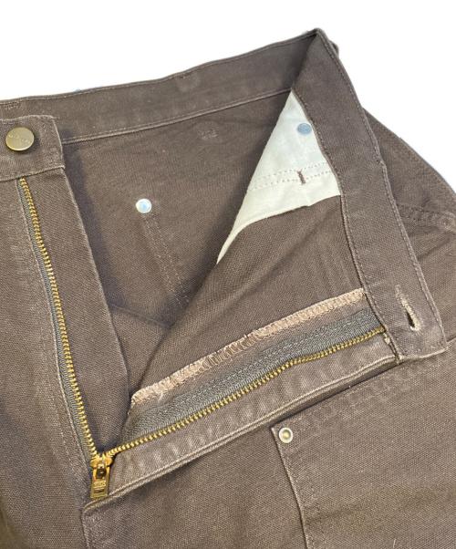 CarHartt（カーハート）CarHartt (カーハート) ダブルニーダックパンツ ブラウン サイズ:91㎝(W36)の古着・服飾アイテム