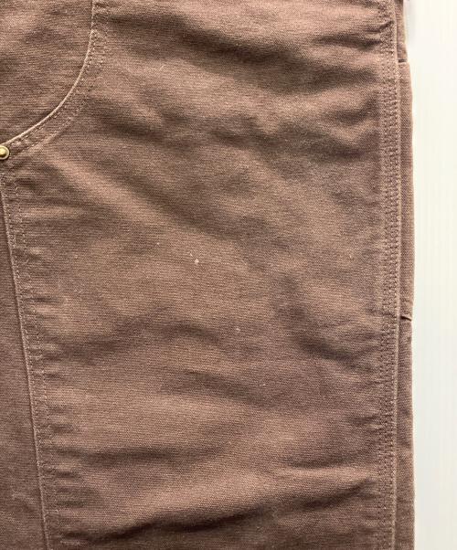 CarHartt（カーハート）CarHartt (カーハート) ダブルニーダックパンツ ブラウン サイズ:91㎝(W36)の古着・服飾アイテム