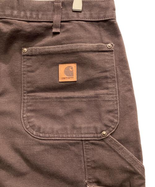 CarHartt（カーハート）CarHartt (カーハート) ダブルニーダックパンツ ブラウン サイズ:91㎝(W36)の古着・服飾アイテム