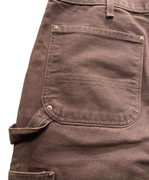 CarHartt（カーハート）CarHartt (カーハート) ダブルニーダックパンツ ブラウン サイズ:91㎝(W36)の古着・服飾アイテム