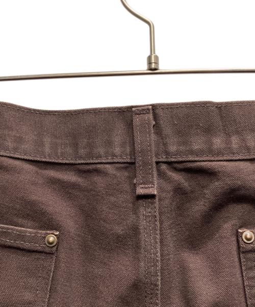 CarHartt（カーハート）CarHartt (カーハート) ダブルニーダックパンツ ブラウン サイズ:91㎝(W36)の古着・服飾アイテム