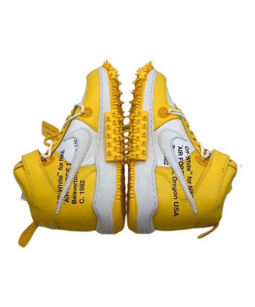 NIKE（ナイキ）NIKE (ナイキ) OFFWHITE (オフホワイト) ハイカットスニーカー イエロー サイズ:28 未使用品の古着・服飾アイテム