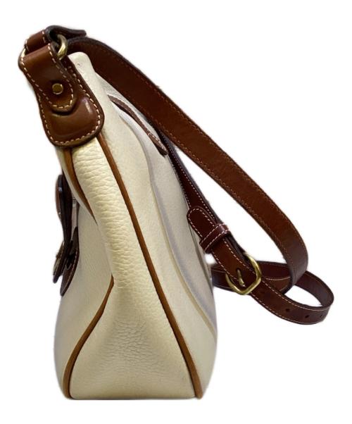 COACH（コーチ）COACH (コーチ) ショルダーバッグ ホワイト×ブラウンの古着・服飾アイテム