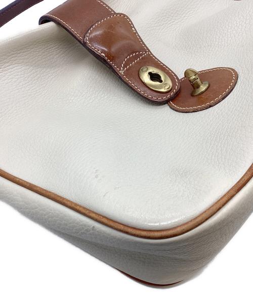 COACH（コーチ）COACH (コーチ) ショルダーバッグ ホワイト×ブラウンの古着・服飾アイテム