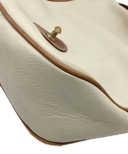 COACH（コーチ）COACH (コーチ) ショルダーバッグ ホワイト×ブラウンの古着・服飾アイテム