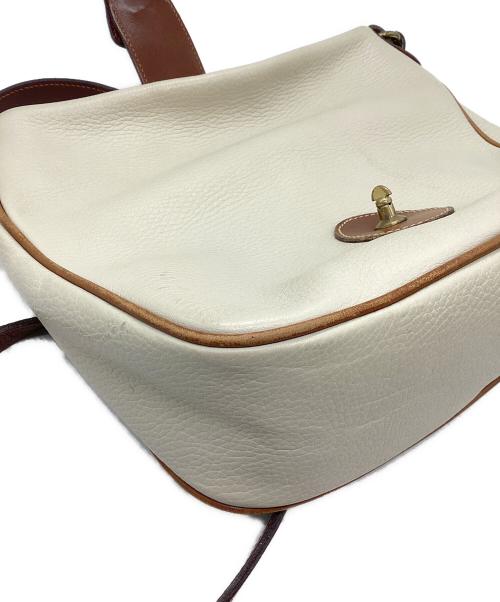 COACH（コーチ）COACH (コーチ) ショルダーバッグ ホワイト×ブラウンの古着・服飾アイテム