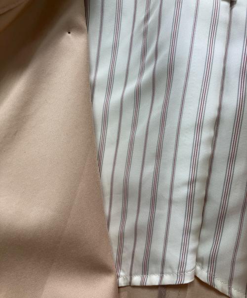 23区（ニジュウサンク）23区 (ニジュウサンク) トレンチコート ピンク サイズ:40の古着・服飾アイテム