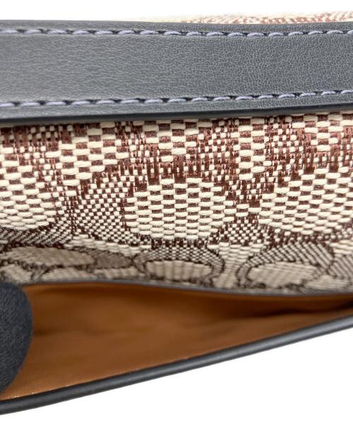 COACH（コーチ）COACH (コーチ) ショルダーバッグ ベージュ×ブラックの古着・服飾アイテム