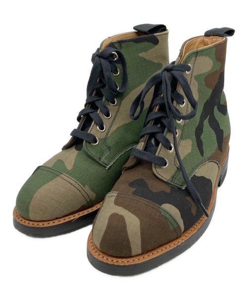 mark mcnairy（マーク マクナイリー）MARK McNAIRY (マーク マクナイリー) ワークブーツ オリーブ サイズ:5　1/２の古着・服飾アイテム