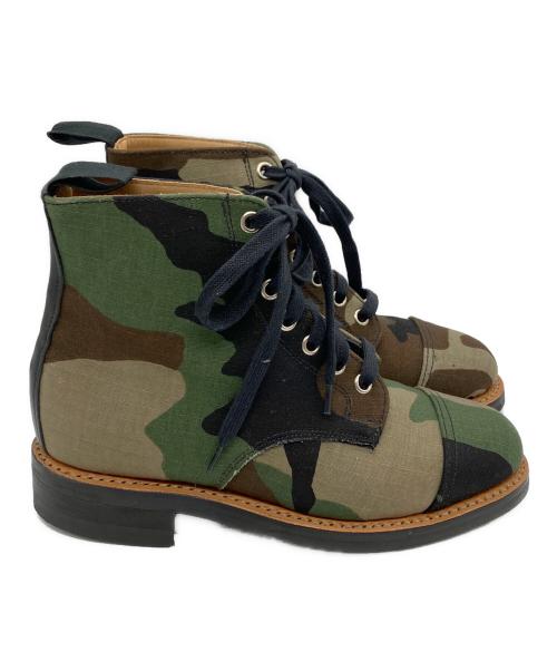 mark mcnairy（マーク マクナイリー）MARK McNAIRY (マーク マクナイリー) ワークブーツ オリーブ サイズ:5　1/２の古着・服飾アイテム