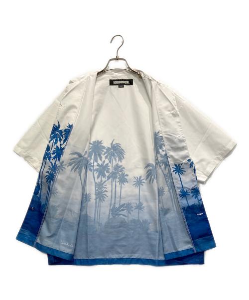 NEIGHBORHOOD（ネイバーフッド）NEIGHBORHOOD (ネイバーフッド) 半袖シャツ ブルー×ホワイト サイズ:M 未使用品の古着・服飾アイテム