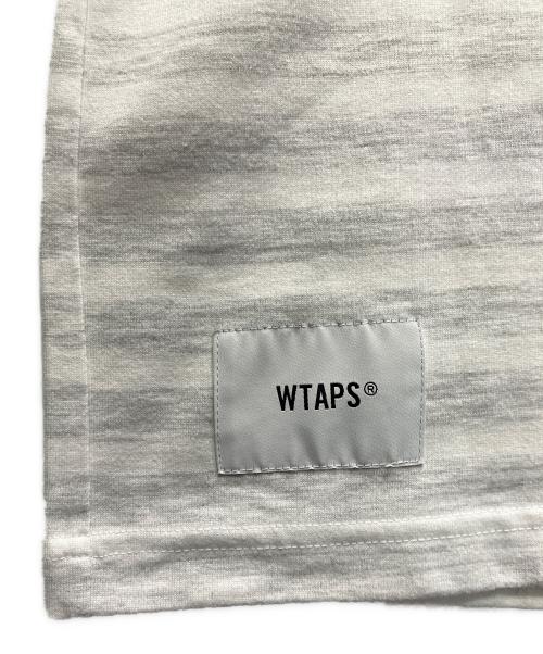 WTAPS（ダブルタップス）WTAPS (ダブルタップス) 半袖Tシャツ グレー×ホワイト サイズ:２の古着・服飾アイテム
