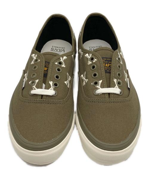 VANS（ヴァンズ）VANS (ヴァンズ) WTAPS (ダブルタップス) ローカットスニーカー オリーブ サイズ:27 未使用品の古着・服飾アイテム