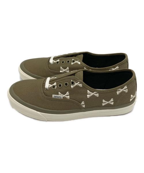 VANS（ヴァンズ）VANS (ヴァンズ) WTAPS (ダブルタップス) ローカットスニーカー オリーブ サイズ:27 未使用品の古着・服飾アイテム