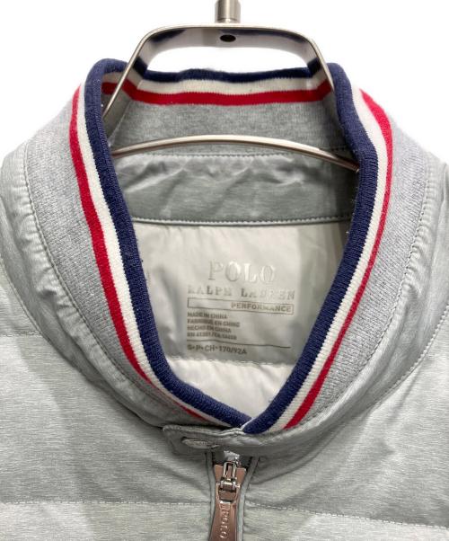 POLO RALPH LAUREN（ポロ・ラルフローレン）POLO RALPH LAUREN (ポロ・ラルフローレン) ナイロンダウンジャケット グレー サイズ:Sの古着・服飾アイテム
