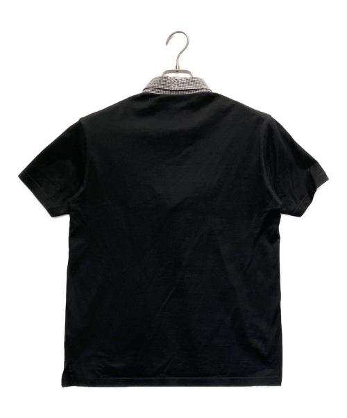 BURBERRY BLACK LABEL（バーバリーブラックレーベル）BURBERRY BLACK LABEL (バーバリーブラックレーベル) 半袖ポロシャツ ブラック サイズ:2の古着・服飾アイテム