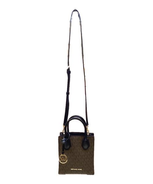 MICHAEL KORS（マイケル・コース）MICHAEL KORS (マイケル・コース) ショルダーポーチ ブラウンの古着・服飾アイテム