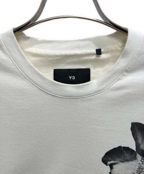 Y-3（ワイスリー）Y-3 (ワイスリー) 半袖カットソー ベージュ サイズ:ｌの古着・服飾アイテム