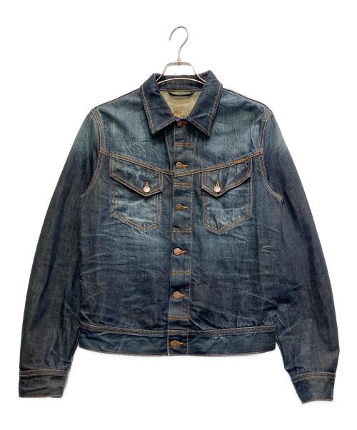 NUDIE JEANS（ヌーディー・ジーンズ）NUDIE JEANS (ヌーディー・ジーンズ) デニムジャケット ネイビー サイズ:Mの古着・服飾アイテム