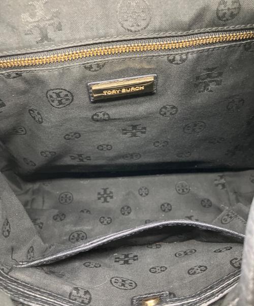 TORY BURCH（トリーバーチ）TORY BURCH (トリーバーチ) レザーリュック ブラックの古着・服飾アイテム