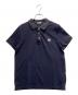 MONCLER（モンクレール）の古着「半袖ポロシャツ」｜ネイビー