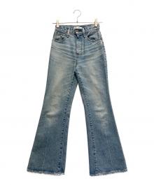 moussy（マウジー）の古着「MVS FLAREデニムパンツ」｜スカイブルー