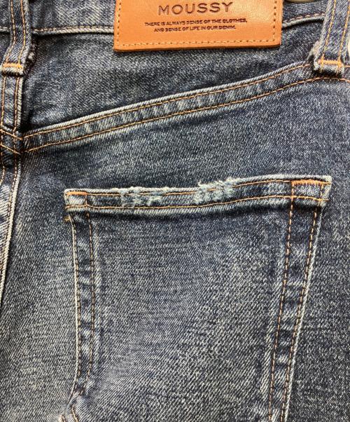 moussy（マウジー）moussy (マウジー) MVS D/BLU FLAREデニムパンツ ネイビー サイズ:24の古着・服飾アイテム