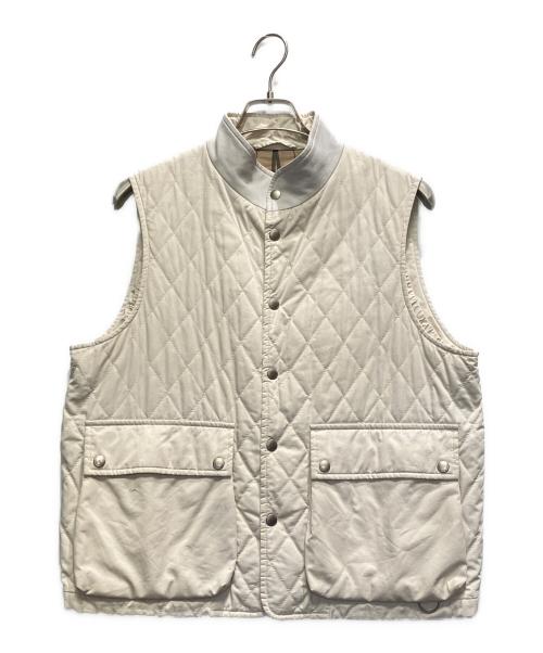 BURBERRY LONDON（バーバリーロンドン）BURBERRY LONDON (バーバリーロンドン) 中綿ベスト ホワイト サイズ:Mの古着・服飾アイテム