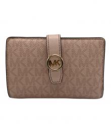 MICHAEL KORS（マイケルコース）の古着「2つ折り財布」｜ピンク