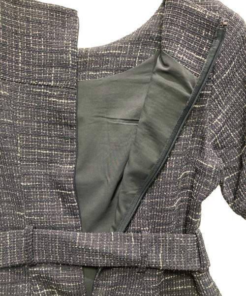 HER LIP TO（ハーリップトゥ）Her lip to (ハーリップトゥ) 半袖ワンピース ブラック サイズ:Sの古着・服飾アイテム