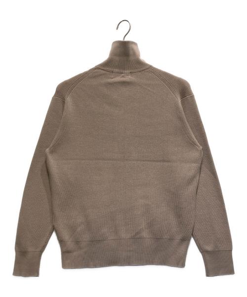 AOURE（アウール）AOURE (アウール) ニットジャケット ベージュ サイズ:Mの古着・服飾アイテム