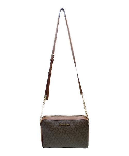 MICHAEL KORS（マイケル・コース）MICHAEL KORS (マイケル・コース) ショルダーバッグ ブラウンの古着・服飾アイテム