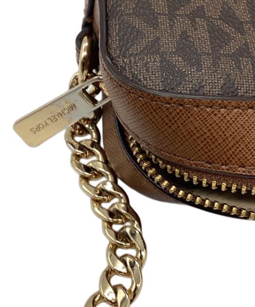 MICHAEL KORS（マイケル・コース）MICHAEL KORS (マイケル・コース) ショルダーバッグ ブラウンの古着・服飾アイテム