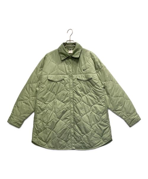 NIKE（ナイキ）NIKE (ナイキ) キルティングジャケット オリーブ サイズ:Lの古着・服飾アイテム