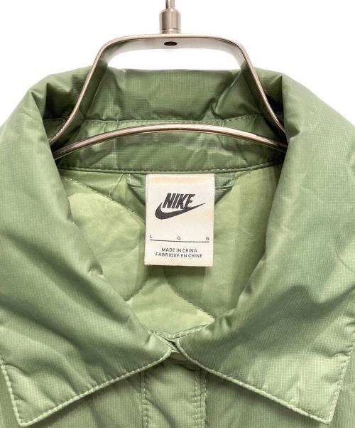 NIKE（ナイキ）NIKE (ナイキ) キルティングジャケット オリーブ サイズ:Lの古着・服飾アイテム