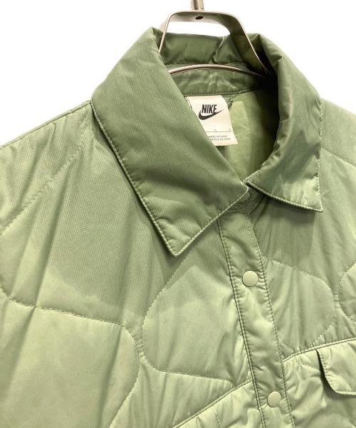 NIKE（ナイキ）NIKE (ナイキ) キルティングジャケット オリーブ サイズ:Lの古着・服飾アイテム