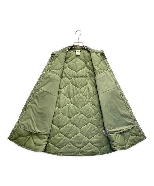 NIKE（ナイキ）NIKE (ナイキ) キルティングジャケット オリーブ サイズ:Lの古着・服飾アイテム