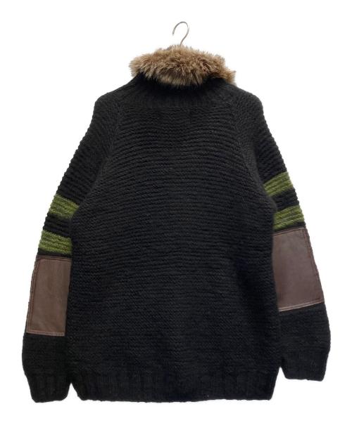CANADIAN SWEATER（カナディアンセーター）CANADIAN SWEATER (カナディアンセーター) ニットジャケット ブラック サイズ:42 未使用品の古着・服飾アイテム
