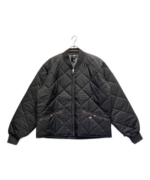 Dickies（ディッキーズ）Dickies (ディッキーズ) htc (エイチティーシー) DIAMOND QUILT JACKET ブラック サイズ:XLの古着・服飾アイテム