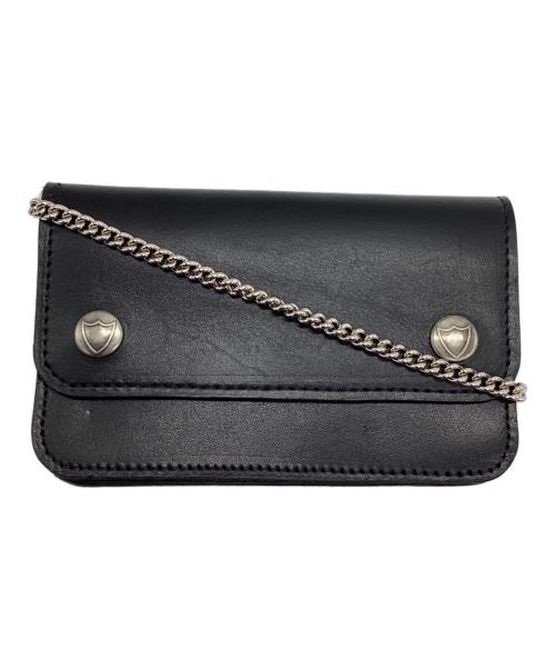 htc（エイチティーシー）HTC (エイチティーシー) チェーンウォレット ブラックの古着・服飾アイテム