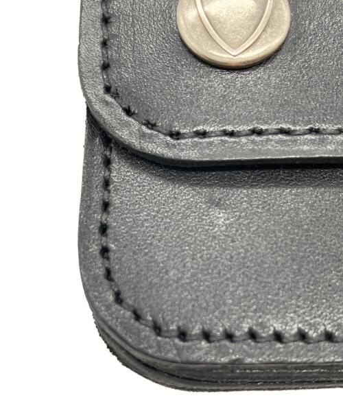 htc（エイチティーシー）HTC (エイチティーシー) チェーンウォレット ブラックの古着・服飾アイテム