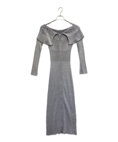 Snidel（スナイデル）Snidel (スナイデル) ニットワンピース ラベンダー サイズ:FREEの古着・服飾アイテム
