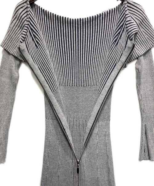 Snidel（スナイデル）Snidel (スナイデル) ニットワンピース ラベンダー サイズ:FREEの古着・服飾アイテム
