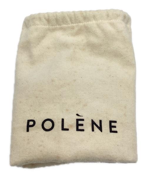 POLENE（ポレーヌ）POLENE (ポレーヌ) ハンドバッグ グレー×ブラックの古着・服飾アイテム