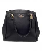 COACHコーチ）の古着「2WAYハンドバッグ」｜ブラック