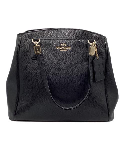 COACH（コーチ）COACH (コーチ) 2WAYハンドバッグ ブラックの古着・服飾アイテム