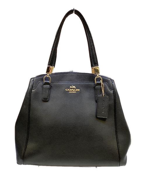 COACH（コーチ）COACH (コーチ) 2WAYハンドバッグ ブラックの古着・服飾アイテム
