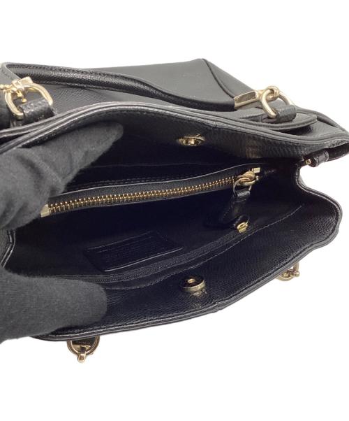 COACH（コーチ）COACH (コーチ) 2WAYハンドバッグ ブラックの古着・服飾アイテム