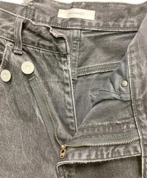 moussy（マウジー）moussy (マウジー) デニムパンツ ブラック サイズ:1の古着・服飾アイテム