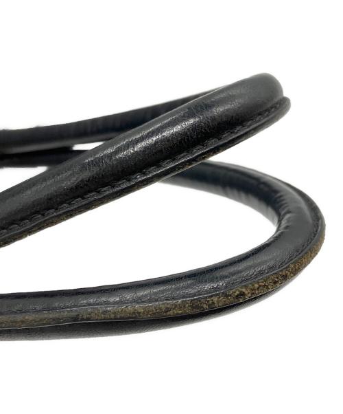 IL BISONTE（イル ビゾンテ）IL BISONTE (イル ビゾンテ) レザートートバッグ ブラックの古着・服飾アイテム